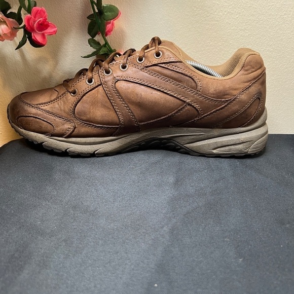 🌹 Merrell Meridian Dark Earth Leather Trail Hiking Sport Shoes Mens 10.5 Casual - Picture 15 of 16